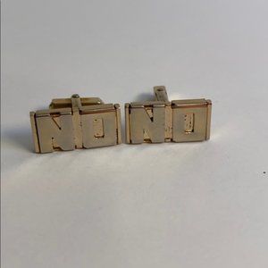 Swank Pre954 Vtg Gold Tone No Or Dn Cuff Links